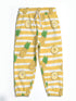 Hooded Pineapple Themed Zipper Terry Suit