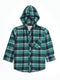 Hooded Flannel Shirt