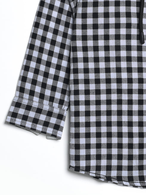 Hooded Flannel Shirt