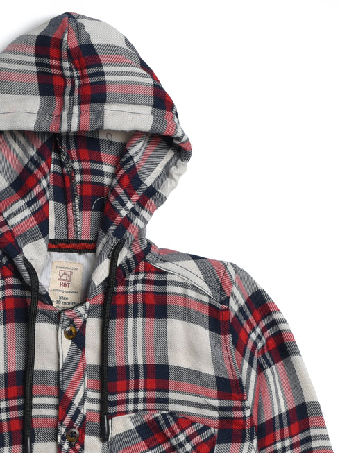 Hooded Flannel Shirt