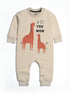 I Love You Mom Fleece Sleepsuit (Cream)