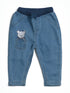 Fleece Sweatshirt Denim Trouser Newborn Set