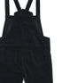 Corduroy Dungaree (Black)