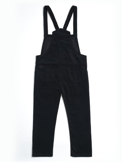 Corduroy Dungaree (Black)