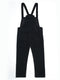 Corduroy Dungaree (Black)