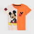 Mickey Mouse Printed Short Set (Orange-White)
