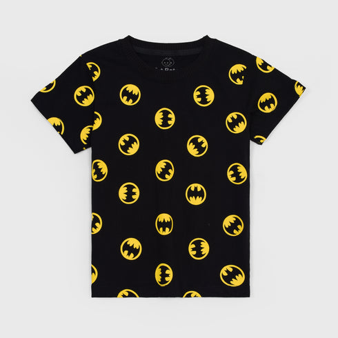 Batman Printed Short Set (Black)