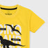 Dinosaur Printed Short Set (Yellow-Black)
