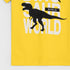 Dinosaur Printed Short Set (Yellow-Black)