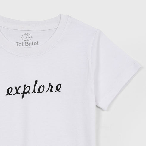 Explore Printed Trouser Set (Yellow-Black)