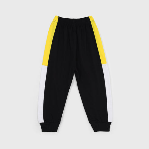 Explore Printed Trouser Set (Yellow-Black)