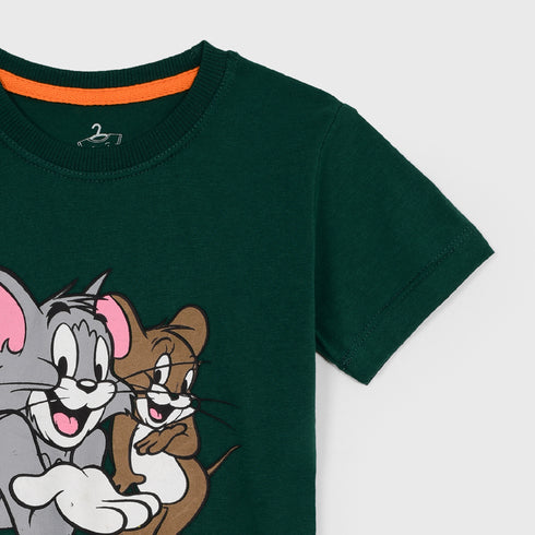 Tom & Jerry Short Set (Dark Green)