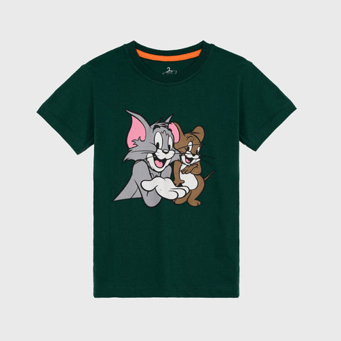Tom & Jerry Short Set (Dark Green)