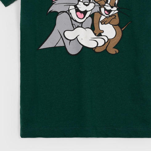 Tom & Jerry Short Set (Dark Green)