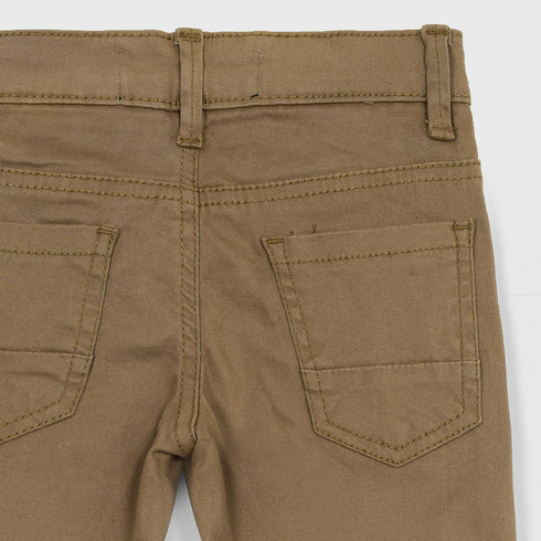 Stretchable Cotton Pants (Khaki)