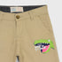 Stretchable Cotton Shorts (Khaki)