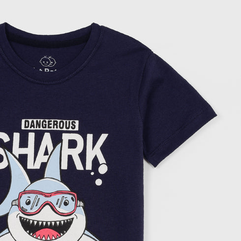 Dangerous Shark T-Shirt (Navy)