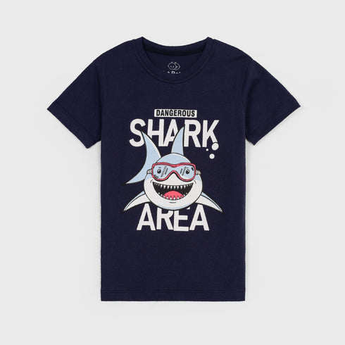 Dangerous Shark T-Shirt (Navy)