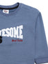 Awesome Printed Premium Fleece Sweatshirt (Blue)