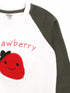Strawberry Printed Raglan Fleece Suit