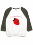 Strawberry Printed Raglan Fleece Suit