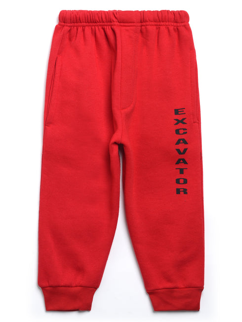 Crane Printed Fleece Suit (Red)