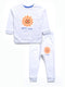 Happy Days Fleece Suit (Light Grey)