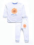 Happy Days Fleece Suit (Light Grey)