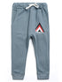 Towel Print Fleece Trouser (Blue-Grey)