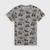 Trucks Allover Printed Terry Short Set (Grey)