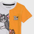 Tom & Jerry Cotton T-Shirt (Yellow-White)