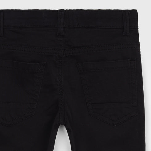 Stretchable Cotton Pants (Black)