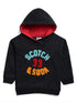 Scotch Printed Fleece Hoodie (Black)
