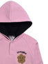 Towel Print Fleece Hoodie (Pink)