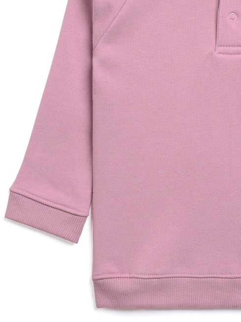 Towel Print Fleece Hoodie (Pink)