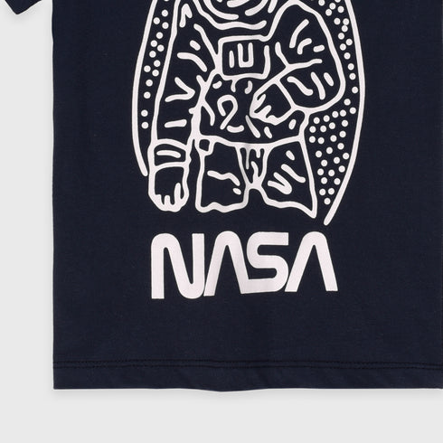 Nasa Astronaut Printed T-Shirt (Navy)