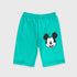 Mickey Mouse Printed Cotton Short Set (Sea Green)