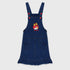 Denim Angry Bird Embroided Frock (Blue)