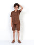 Nature Themed Imported Linen Set (Brown)