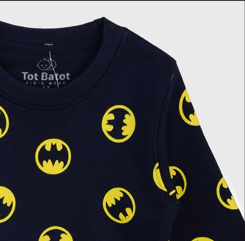 Batmen Fleece Sweatshirt (Black)