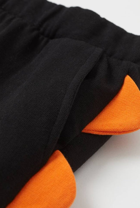 Little Monster Fleece Suit (Black)