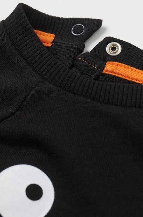 Little Monster Fleece Suit (Black)