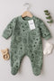 Safari Themed Fleece Sleepsuit (Green)