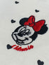 Minnie Heart Embroidered Hooded Fleece Suit (Black & White)