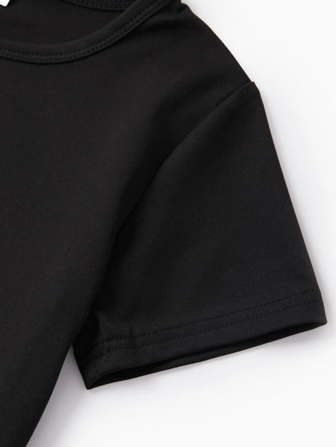 Basket Ball Short Set (Black/Orange)