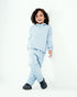 Imported Ribbed Classic Polo 2 Piece Set (Sky Blue)