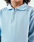 Imported Ribbed Classic Polo 2 Piece Set (Sky Blue)