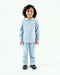 Imported Ribbed Classic Polo 2 Piece Set (Sky Blue)