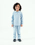 Imported Ribbed Classic Polo 2 Piece Set (Sky Blue)