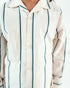 Premium Striped Imported Jersey 2 Piece Set (Off-White)